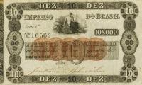 pA231x from Brazil: 10 Mil Reis from 1852